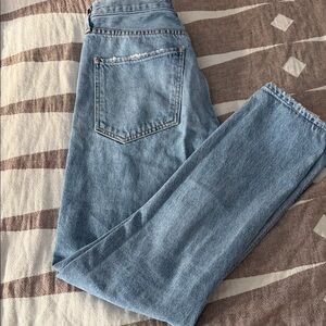 Agolde button fly highrise jeans
